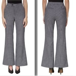 Avec Les Filles Black Gingham Pants